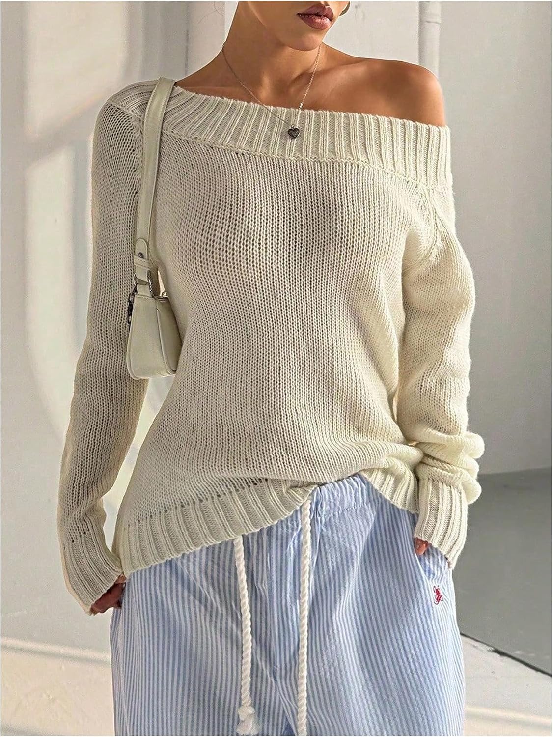 Women's Ribbed Knit Jumper - Image 3